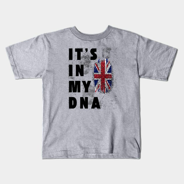 It's in my DNA: Britain Kids T-Shirt by Xtian Dela ✅